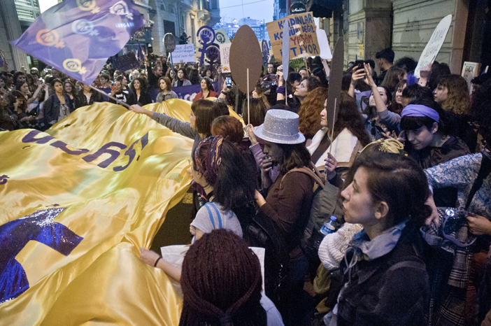 8 Mart 2020 Dünya Kadınlar Günü yürüyüşünden kareler
